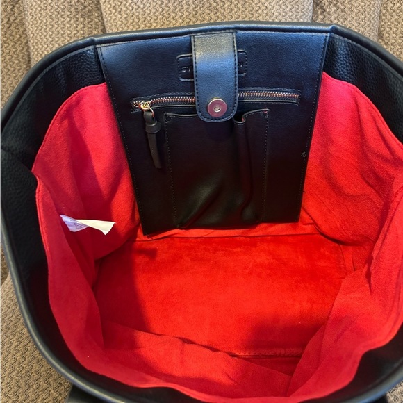 👜 Steve Madden Black Leather Bag 👜 - Picture 6 of 11